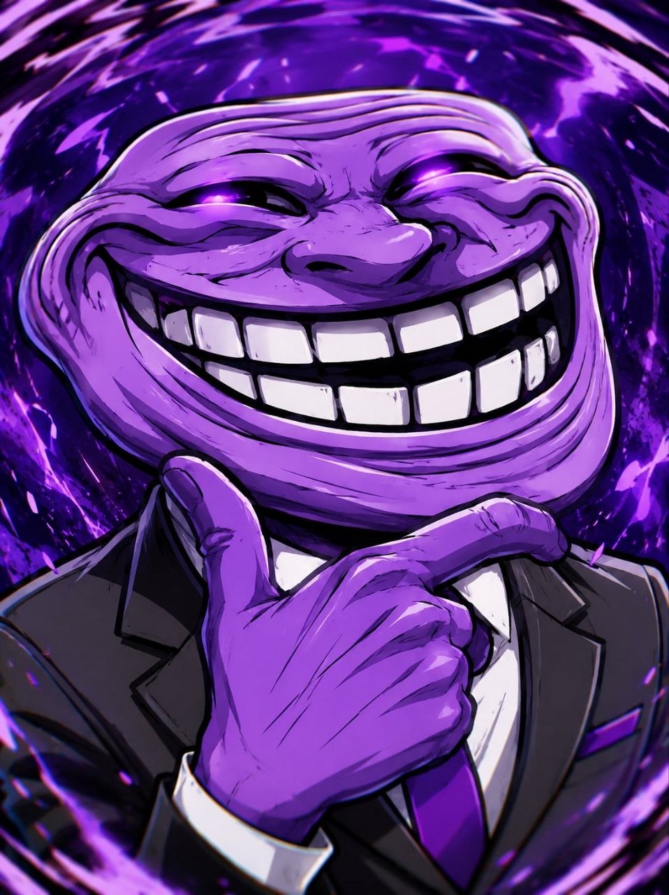 Purple Troll Meme 5