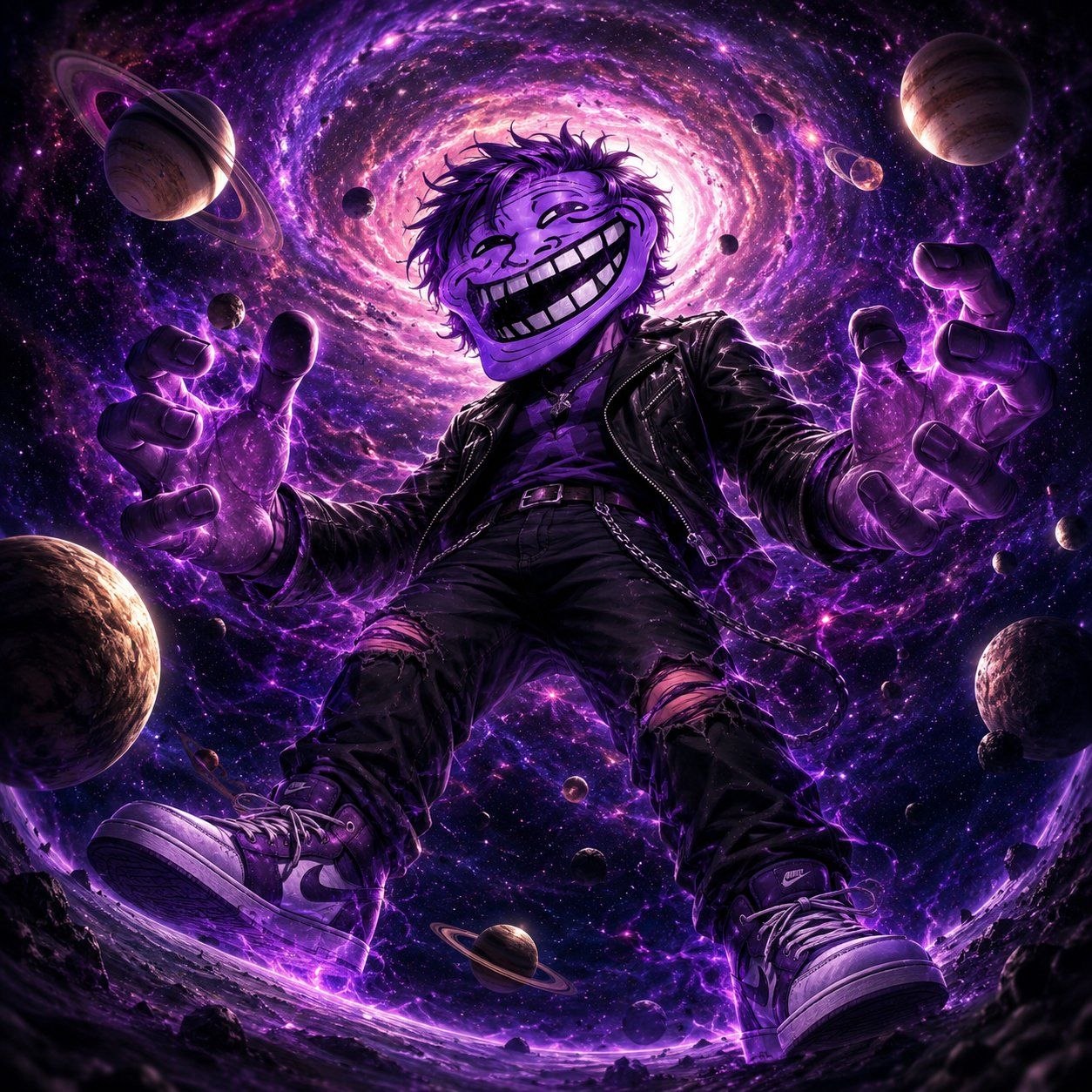 Purple Troll Meme 7