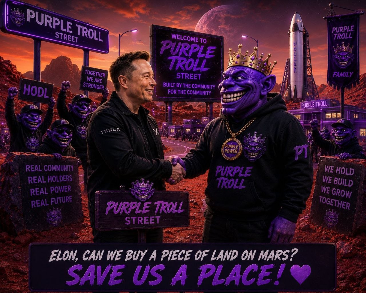 Purple Troll Meme 8